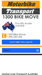 Mobile Screenshot of motorbiketransport.com.au